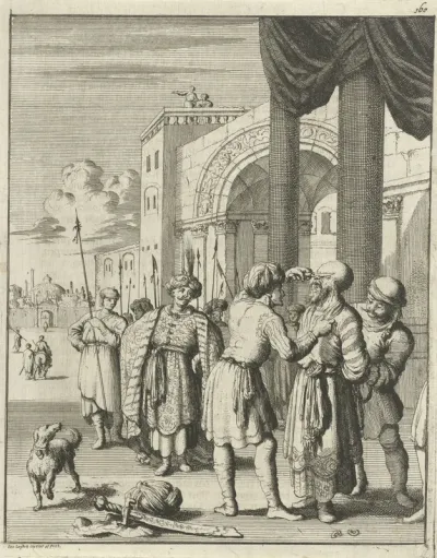 Wreedheid van shah Sefi, die een jongeman zijn vaders oren en neus laat afsnijden