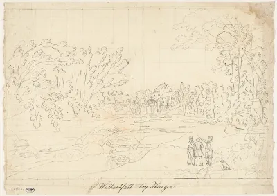 "Wuthachfall bey Thiengen" (Laufenmühle bei Unterlauchringen)