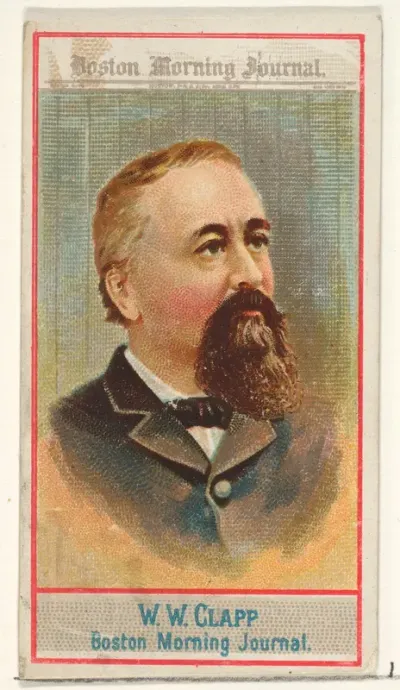 W.W. Clapp, Boston Morning Journal, from the American Editors series (N1) for Allen & Ginter Cigarettes Brands