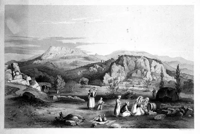 Xanthus, Lycia, women milling