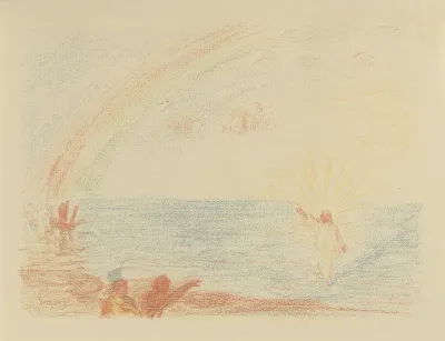 XIV. Christus loopt op het water (uit: Taferelen uit het leven van Christus)
