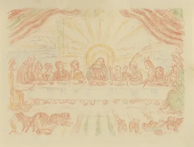 XVI. Het Laatste Avondmaal (uit: Taferelen uit het leven van Christus)
