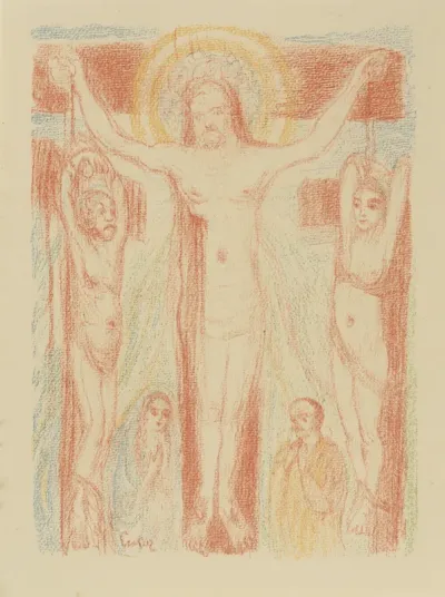 XXIII. Christus tussen de moordenaars (uit: Taferelen uit het leven van Christus)