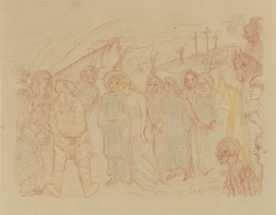 XXV. Terugkeer van de Calvarieberg (uit: Taferelen uit het leven van Christus)