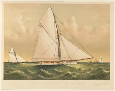 Yacht "Puritan" of Boston