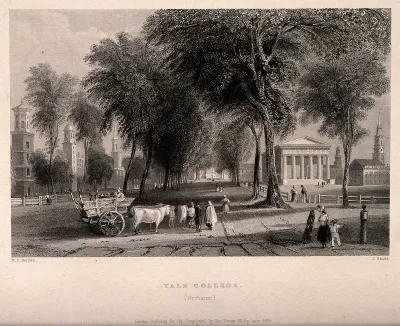 Yale College, New Haven, Connecticut: panoramic view