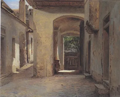 Yard of the old Heumühle, in Vienna