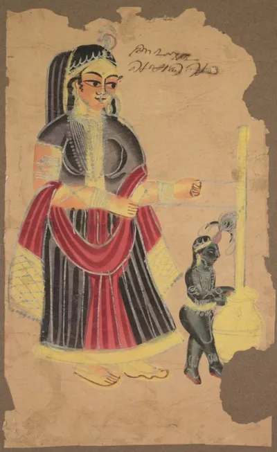Yasoda and Krishna