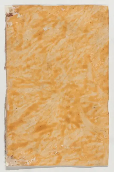 Yellow paste paper