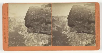 Yenaya Canyon from Glacier Point, Yosemite, from the series "Watkins' Pacific Coast"