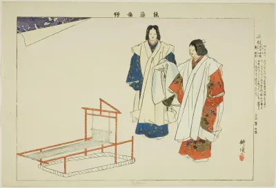 Yofuku, from the series "Pictures of No Performances (Nogaku Zue)"