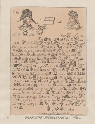 Yorkshire Hieroglyphics, Plate 1