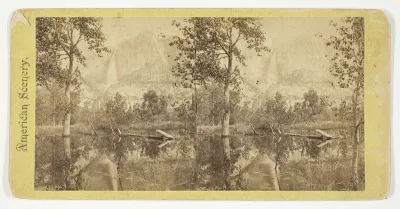Yosemite Falls, Yosemite Valley, California, from the series "American Scenery"