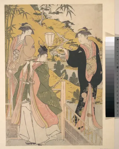 Yoshitsune Serenading Jorurihime