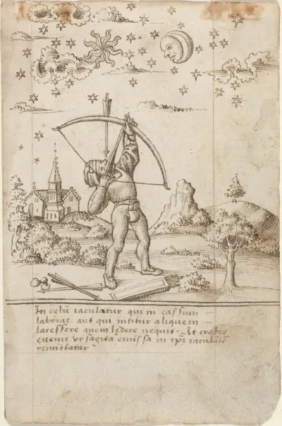 "You Are Shooting at Heaven" [fol. 9 recto]