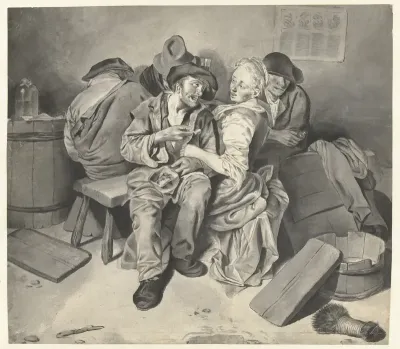 Young Couple in a Tavern