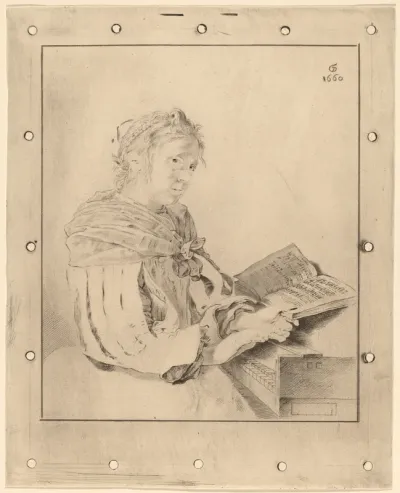 Young Girl at the Keyboard