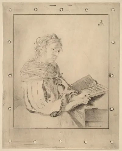 Young Girl at the Keyboard