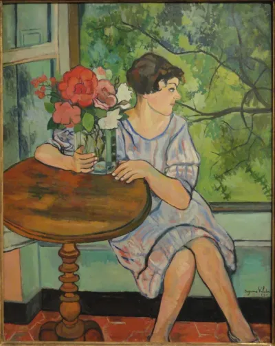 Young Girl in Front of a Window