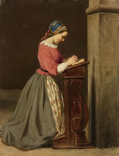 Young Girl praying