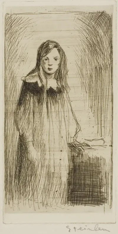 Young Girl Standing