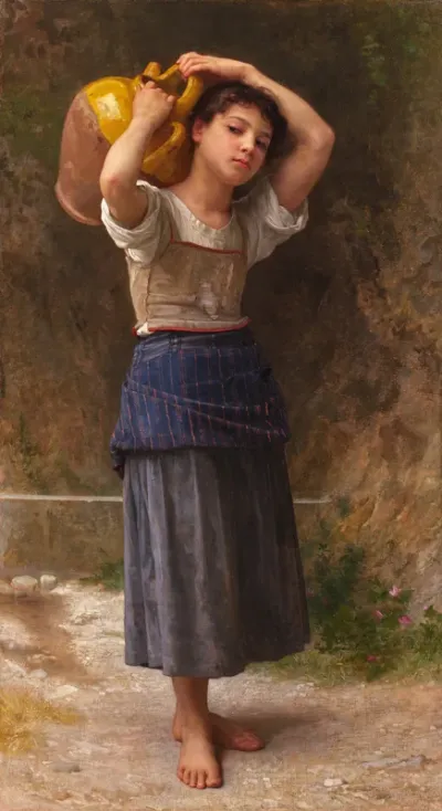 Young Girl with a Pitcher