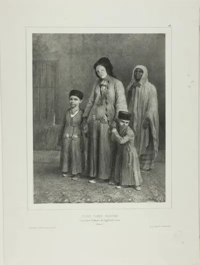 Young Karaïme Woman, Tchioufout-Galech Near Baghtcheh-Saraï, Crimea
