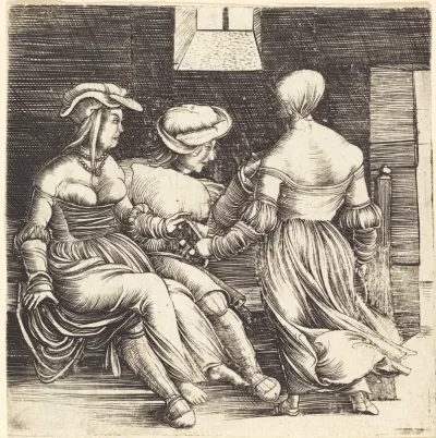 Young Man and Maids