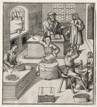 Young Maximilian in the Mint