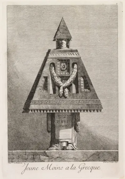 Young Monk in the Greek Style, Plate 9