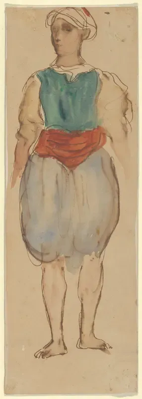 Young Moroccan, Standing