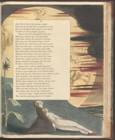 Young's Night Thoughts, Page 49, "As if the sun could envy, check'd his beam"