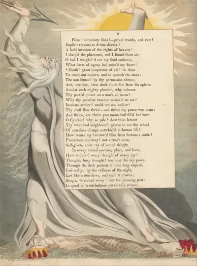 Young's Night Thoughts, Page 8, Death! Great Proprietor of All!