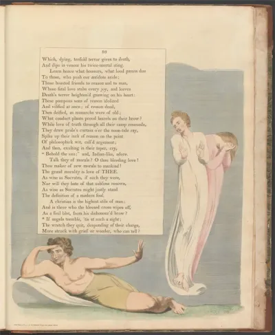 Young's Night Thoughts, Page 93, "If angels tremble, 'tis at such a sight"