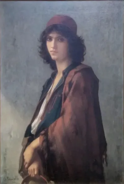 Young Serbian gypsy woman
