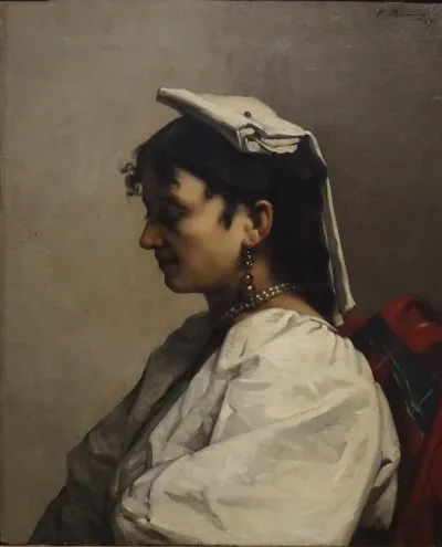 Young Woman in a Costume from Capri