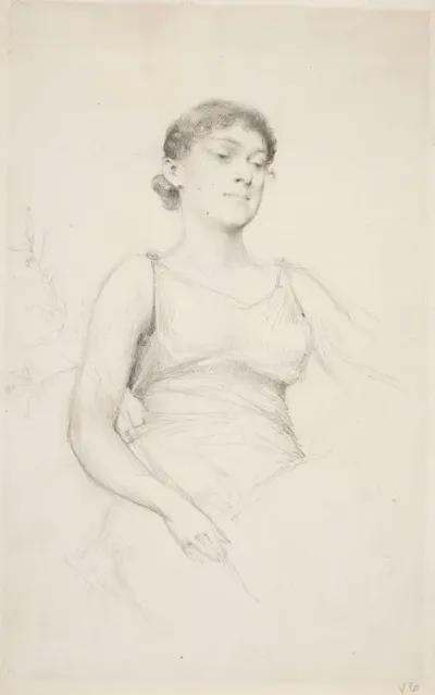 Young Woman Sitting
