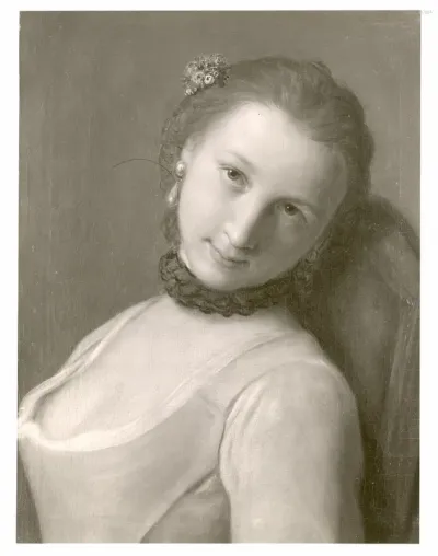 Young Woman with Black Collar and Flowers in her Hair, Known as "The Frivolous Girl"