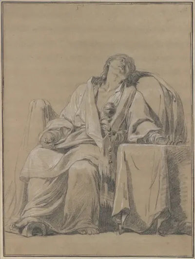 Youth Sleeping in a Chair