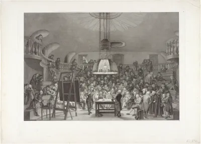 Zaal der Natuurkunde in Felix Meritis, 1789