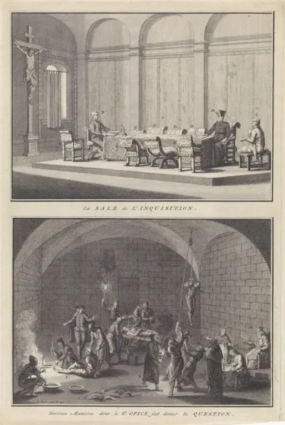 Zaal van de inquisitie / Martelingen van de inquisitie