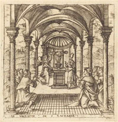 Zacharias and the Angel of the Lord