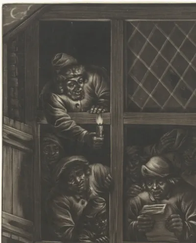 Zangers in een venster