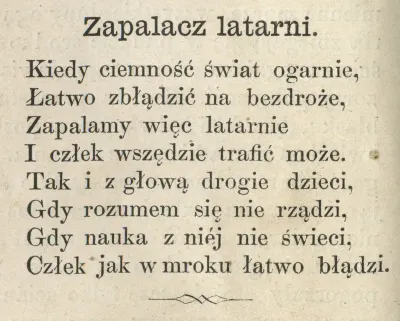 Zapalacz latarni