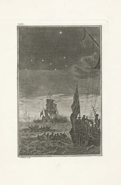 Zeegezicht bij nacht