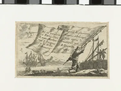 Zeeman met een groot vaandel