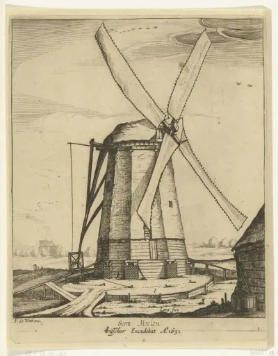 Zeemmolen, ca. 1625