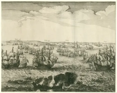 Zeeslag bij Duins (rechterplaat), 1639