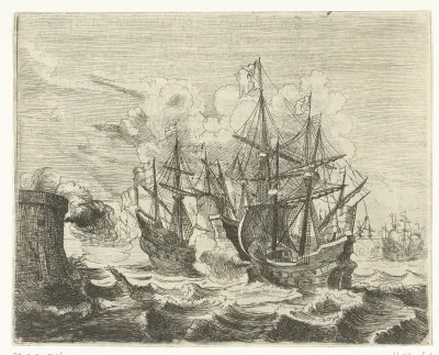 Zeeslag bij Gibraltar op 25 april 1607