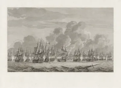 Zeeslag bij Kamperduin (midden), 1797